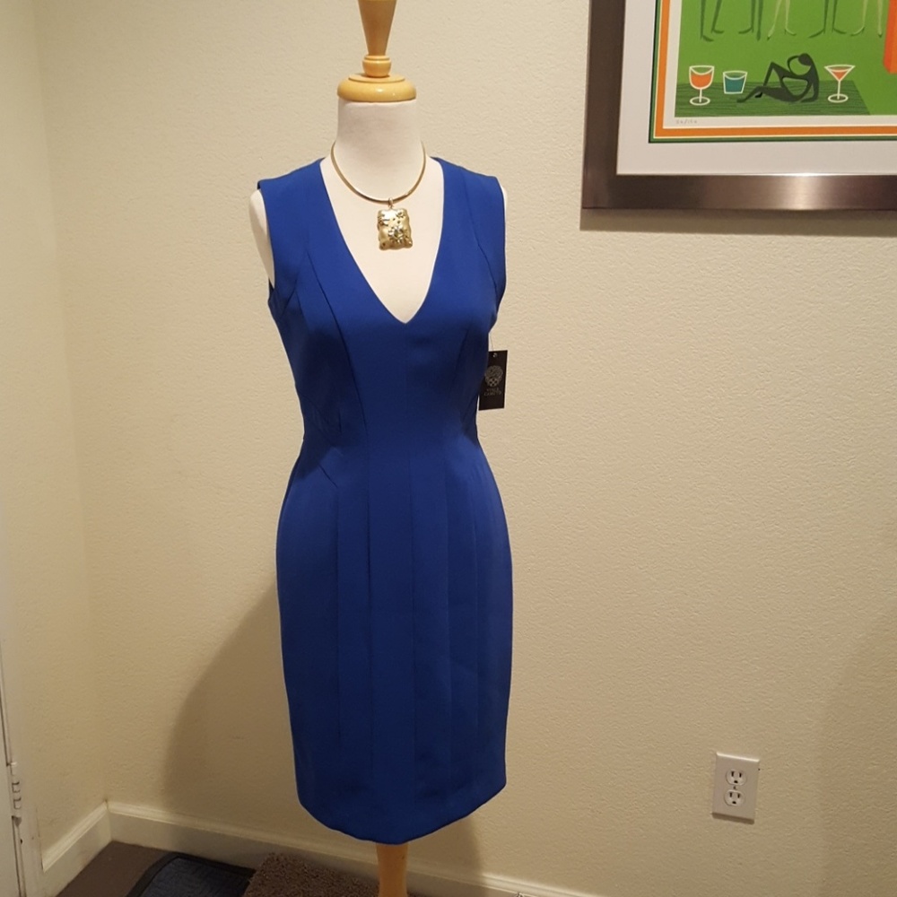 NWT Vince Camuto Cobalt Blue Dress 2